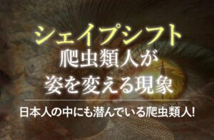 シェイプシフトとは?日本人の中にも潜んでいる爬虫類人!